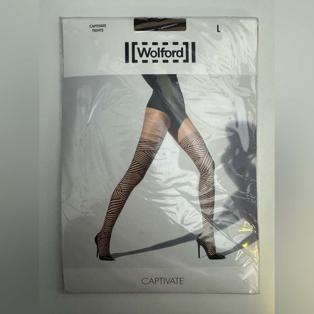 Wolford Sahara Black Captivate Tights